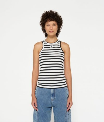 10Days/Tanktop rib stripe - Afbeelding 2