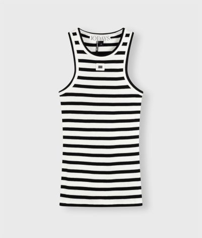 10Days/Tanktop rib stripe - Afbeelding 4
