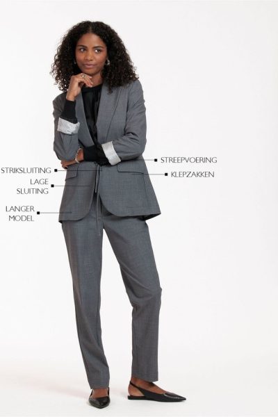 Studio A./Jeni grey melee - Afbeelding 5