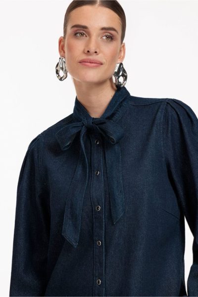 Studio A/ Stella denim blouse