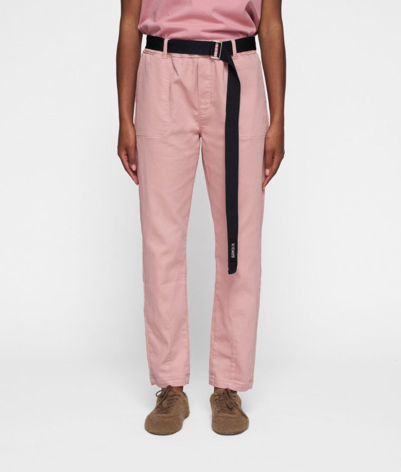 10Days/belted pants raspberry