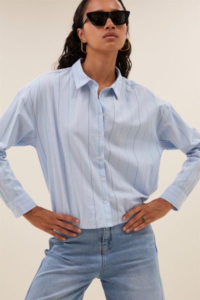 by-bar/Elvie stripe chambray