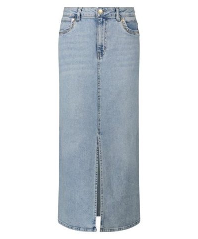 Tramontana/Maxi denim skirt