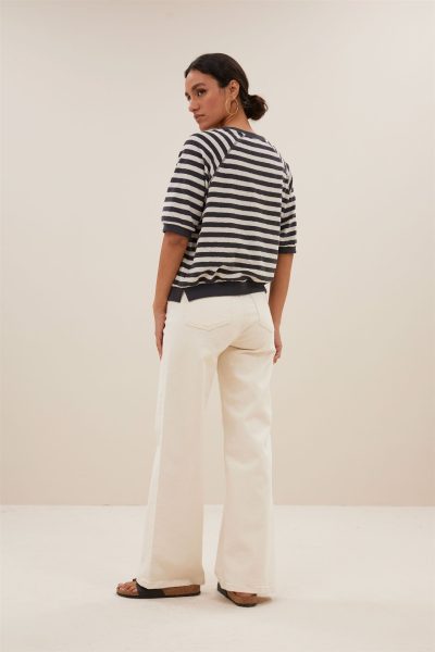 by-bar/Neva slub stripe top - Afbeelding 4