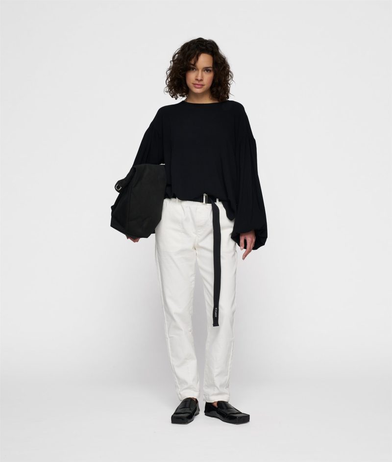 10Days/Belted pant jog ecru