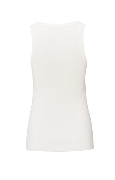 YAYA/Singlet rib. off white - Afbeelding 2