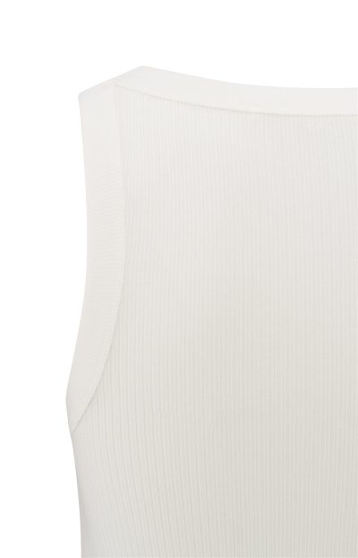 YAYA/Singlet rib. off white - Afbeelding 3