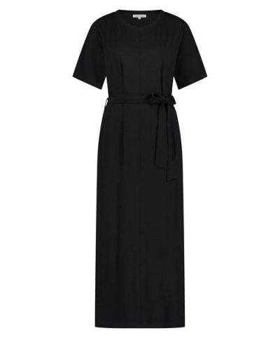 Tramontana/Belted maxi dress