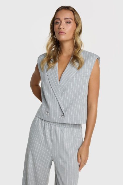 Alix/ pintstripe waistcoat