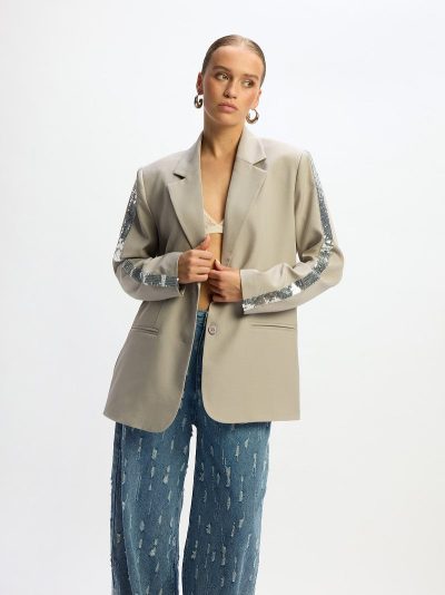 RefinedD/BODI blazer sequin