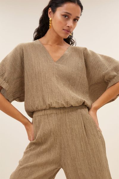 by-bar/ mabel lurex blouse