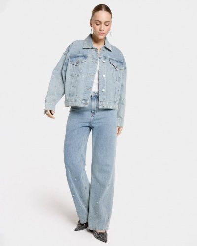 Alix/ embellished denim