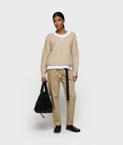 10Days/Belted pants earth