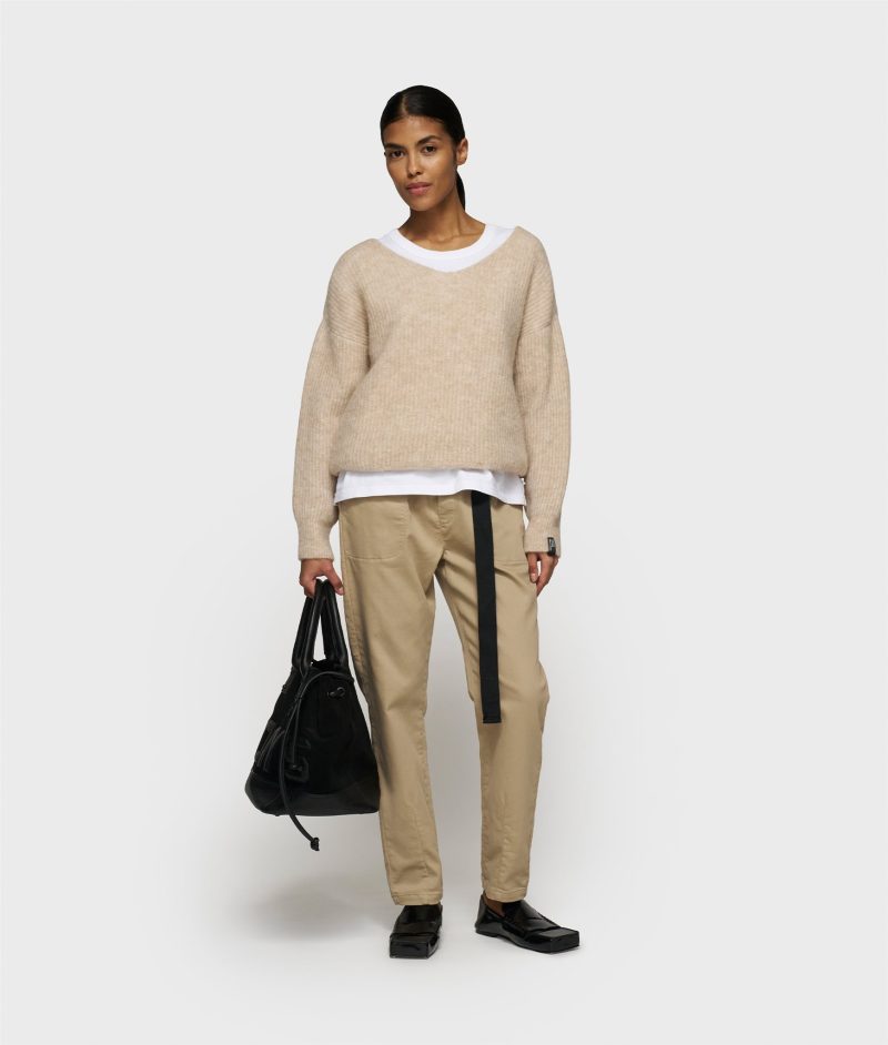 10Days/Belted pants earth