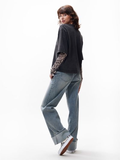 Catwalk J/shirt  zebra sleeves - Afbeelding 3