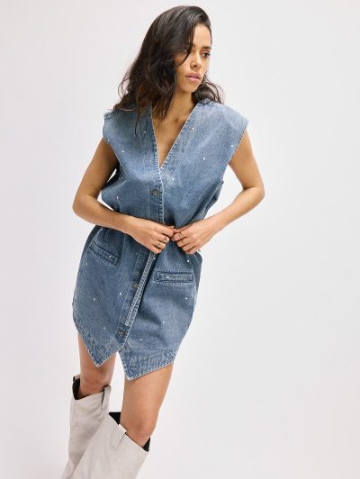 RefinedD/ Guillia gilet dress