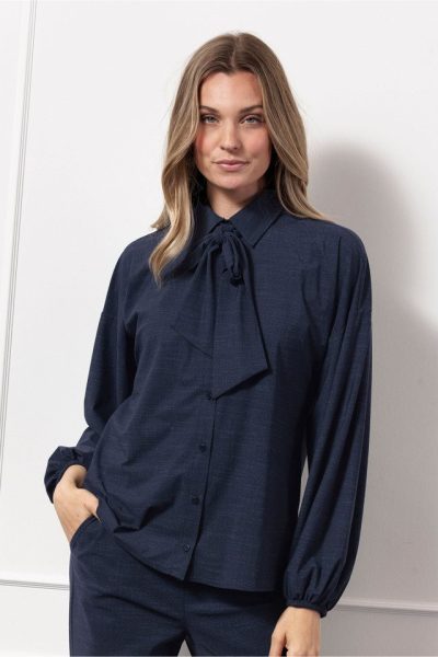 StudioA/Maxine denim blouse