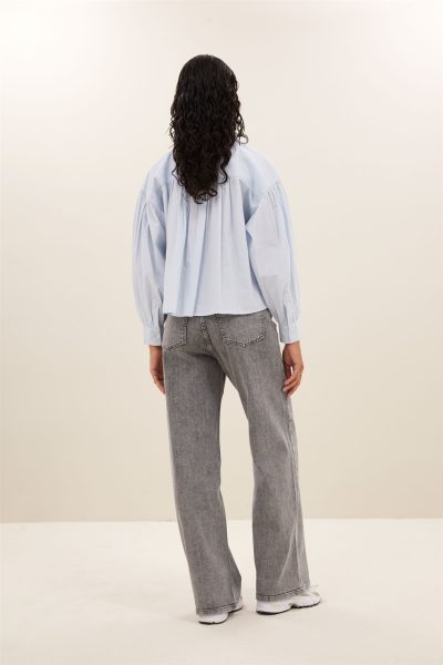 by-bar/ Lina Pants grey denim - Afbeelding 3