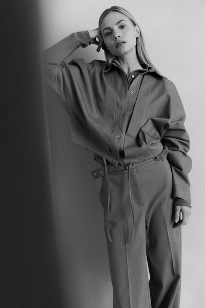 Yaya/Blouse-jas striksluiting
