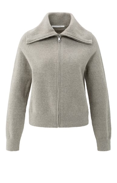 Yaya/Vest rits en brede kraag