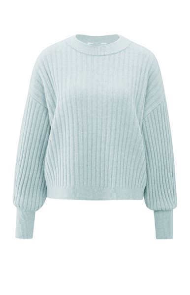 Yaya/Rib.sweater round neck