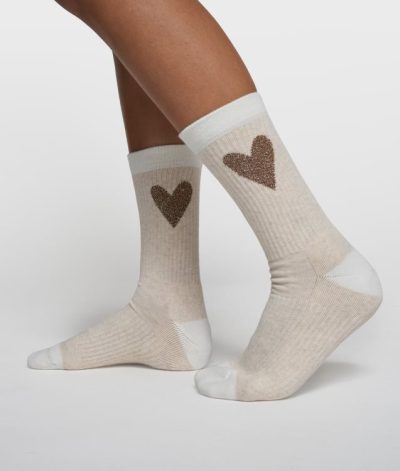 10 Days/ Socks heart softwhite