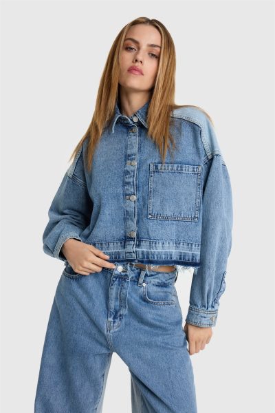 Alix/ Mix denim blouse