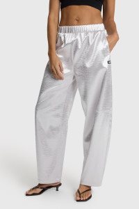 Alix/ woven shiny pants