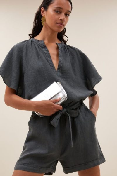 by-bar/ june linnnen short