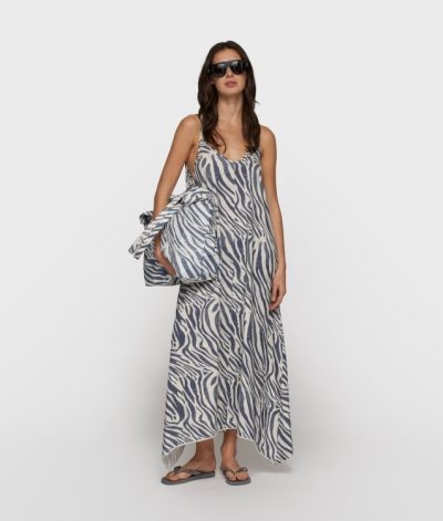 10Days/Strappy dress zebra