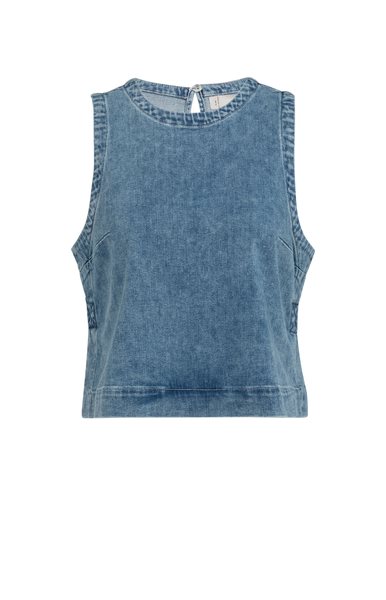 Yaya/ denim top
