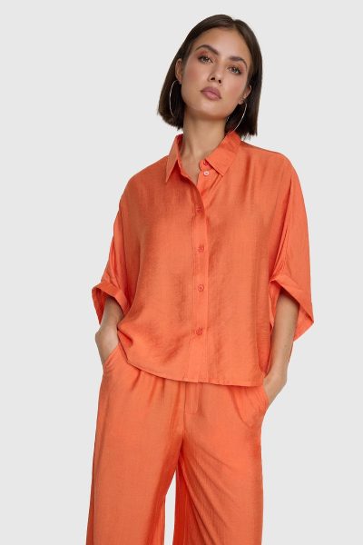 Alix/Irrugular oversiz. blouse