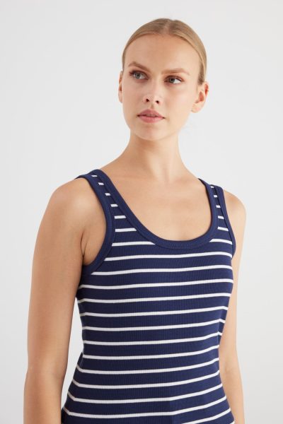 COJ/ Olivia striped navy