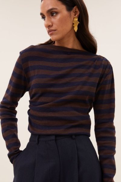 By Bar/Leya big stripe top
