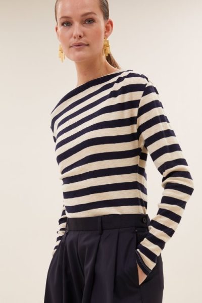 By Bar/Leya big stripe top