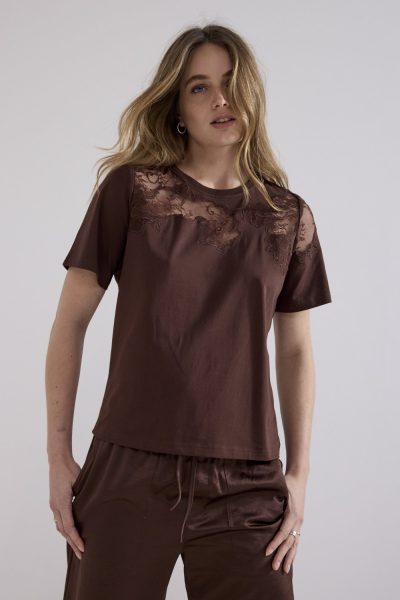 Tramontana/T-shirt lace insert