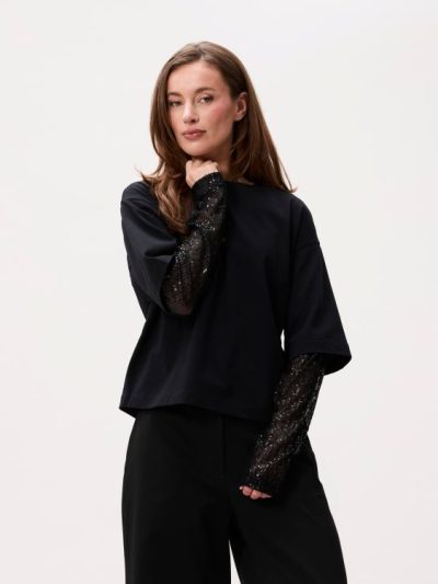 CatwalkJ/T-shirt sequins slv