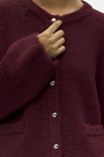 Object/Saggia cardigan w.wine